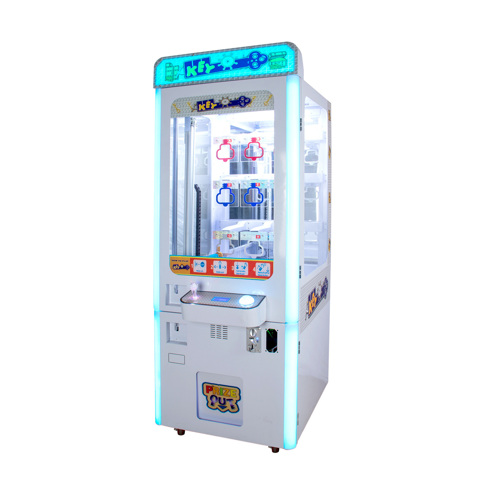 Sneaker Store 9 Holes Shoe Catcher Vending Machine Key Master Arcade Game Machines With Bill Acceptor