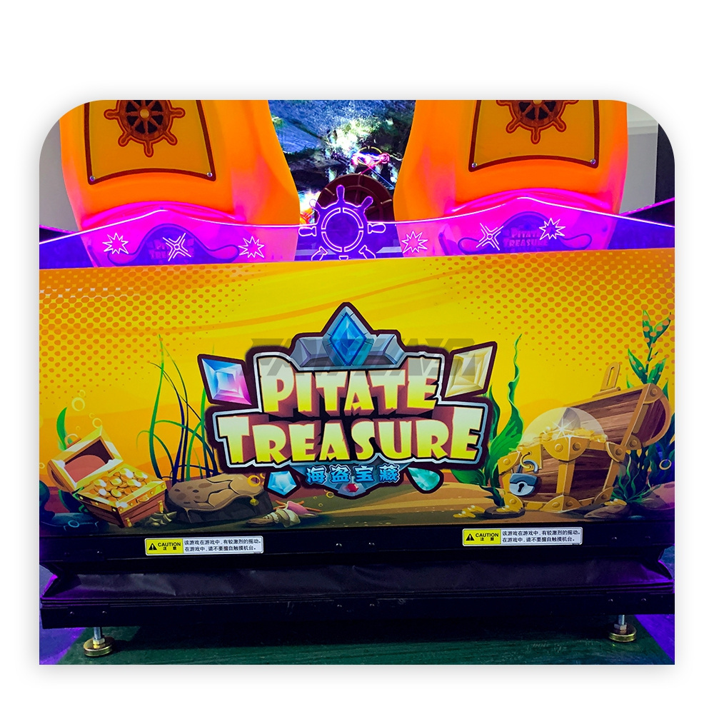 Pirate Laser Shooting Integrated Machine Assault Gunfight Simulation Indoor 42 Inch Lcd Video Arcade Simulated Shooting Games