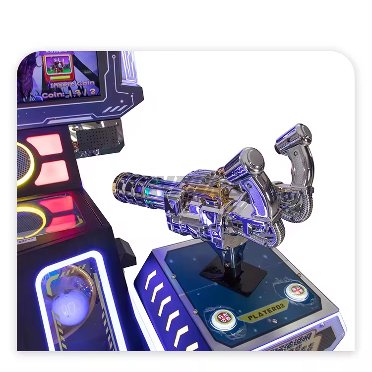 Amusement Equipment Coin Operated Laser Gun Simulator Video Indoor Double Shooting Arcade Game Machine For Adults Game Center