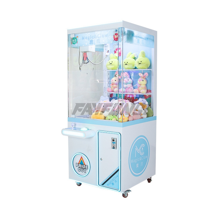 Gift Game Machine CE Certificate Arcade Coin Operated Commercial Claw Catcher Machine Cheap Toy Crane Claw Machine For Sale