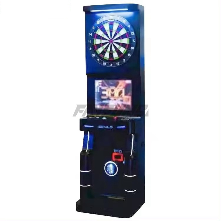 Indoor Sport Arcade Darts Coin Operated Game Standing Dart Board Indoor Public Playground Video Version Dart Machine