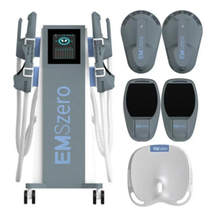 Professional High Intensity Focused Electromagnetic 4 Handles Rf Ems Muscle Stimulator Shaping Cellulite Reduction Machine