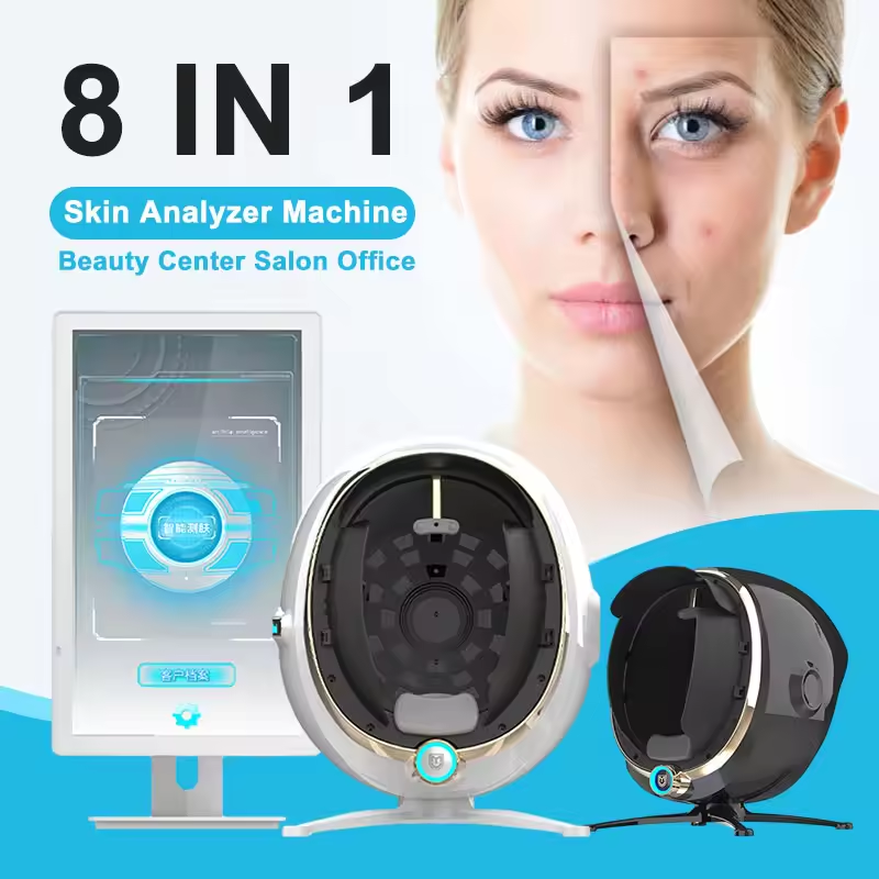 Portable 3d Skin Analyzer Woods Lamp Skin Analysis And Facial Machine Korean Skin Analysis Machine