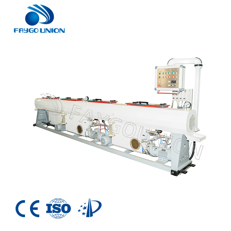 FAYGO UNION Plastic conical twin electric screw pipe extruder machine for pvc/pe/ppr pipe 50mm to 160mm