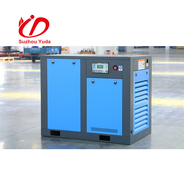 Suzhou Yuda gas delivery easy to install 90kw 4bar to 5bar 3 phase low pressure  screw  air compressor for sale