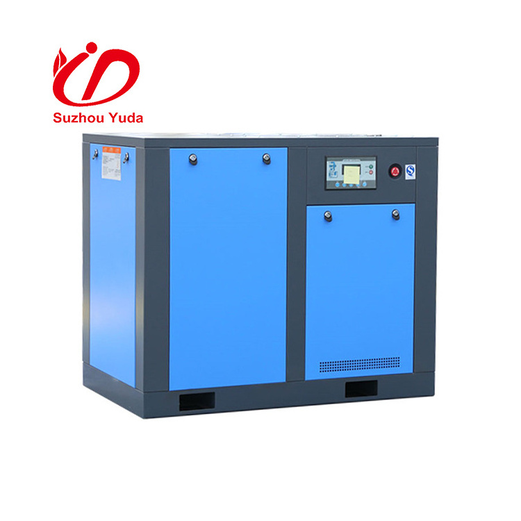 Suzhou Yuda gas delivery easy to install 90kw 4bar to 5bar 3 phase low pressure  screw  air compressor for sale