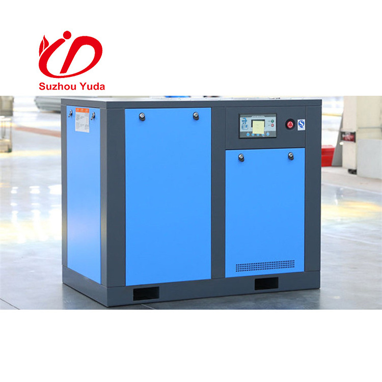 Suzhou Yuda gas delivery easy to install 90kw 4bar to 5bar 3 phase low pressure  screw  air compressor for sale