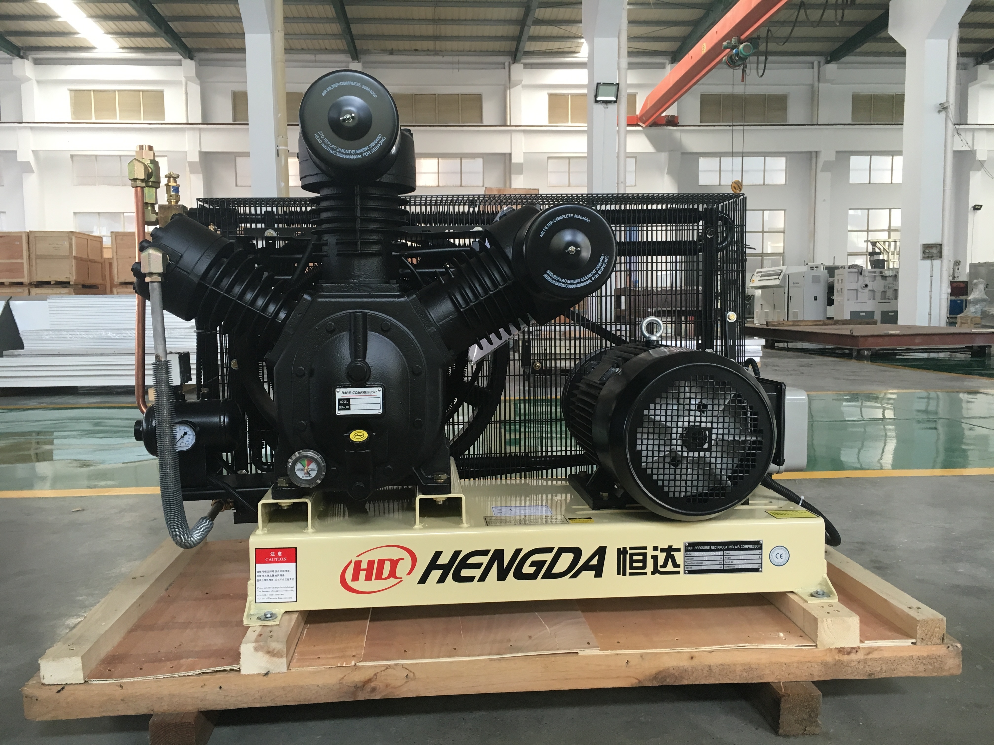 Hot Sale large industrial big red permanent magnet  air compressor