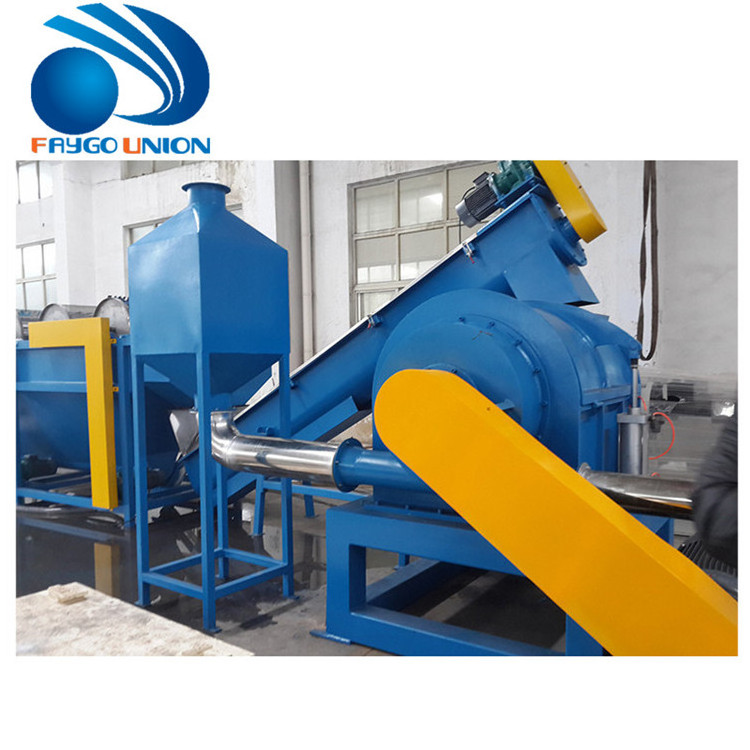 Faygo Union Waste Bottles Pet Plastic Recycling Machine/waste Plastic Crushing& washing&drying Line