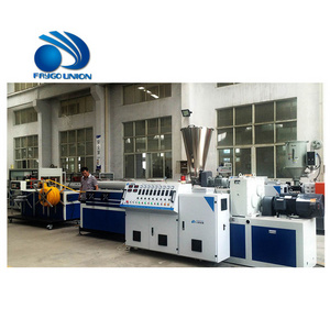 Faygo Union PP PE PVC corrugated pipe making machine price/plastic flexible pipe extrusion machine line price