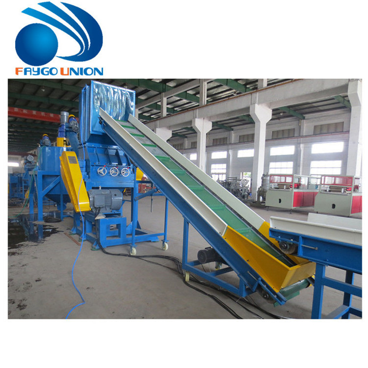 Faygo Union Waste Bottles Pet Plastic Recycling Machine/waste Plastic Crushing& washing&drying Line