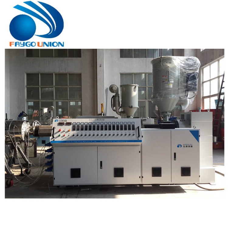 Faygo Union hot sale HDPE  pipe extruder / making machine/extrusion machine