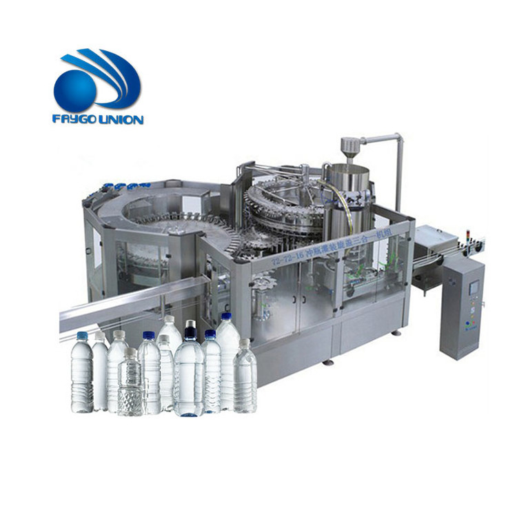 Packaging Machine Filling Capping Machine Round Filling Blow Molding Washing Filling Machine 3 In 1 Production