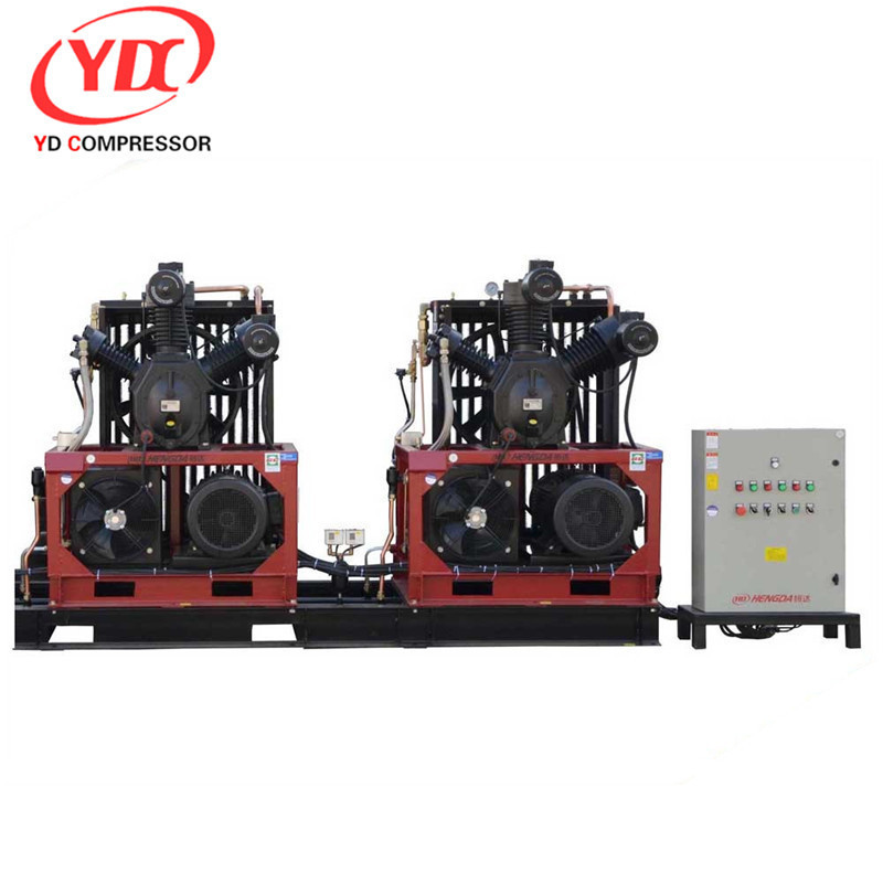 High pressure piston air compressor 30bar natural 300 bar air compressor breathing air compressor and for diving