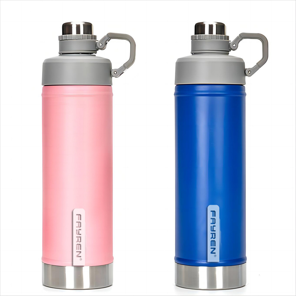 Factory Oem 100% Leak Proof Camping Water Bottle 550ml 700ml Bpa Free Sports Camp Water Bottle With Straw And Handle