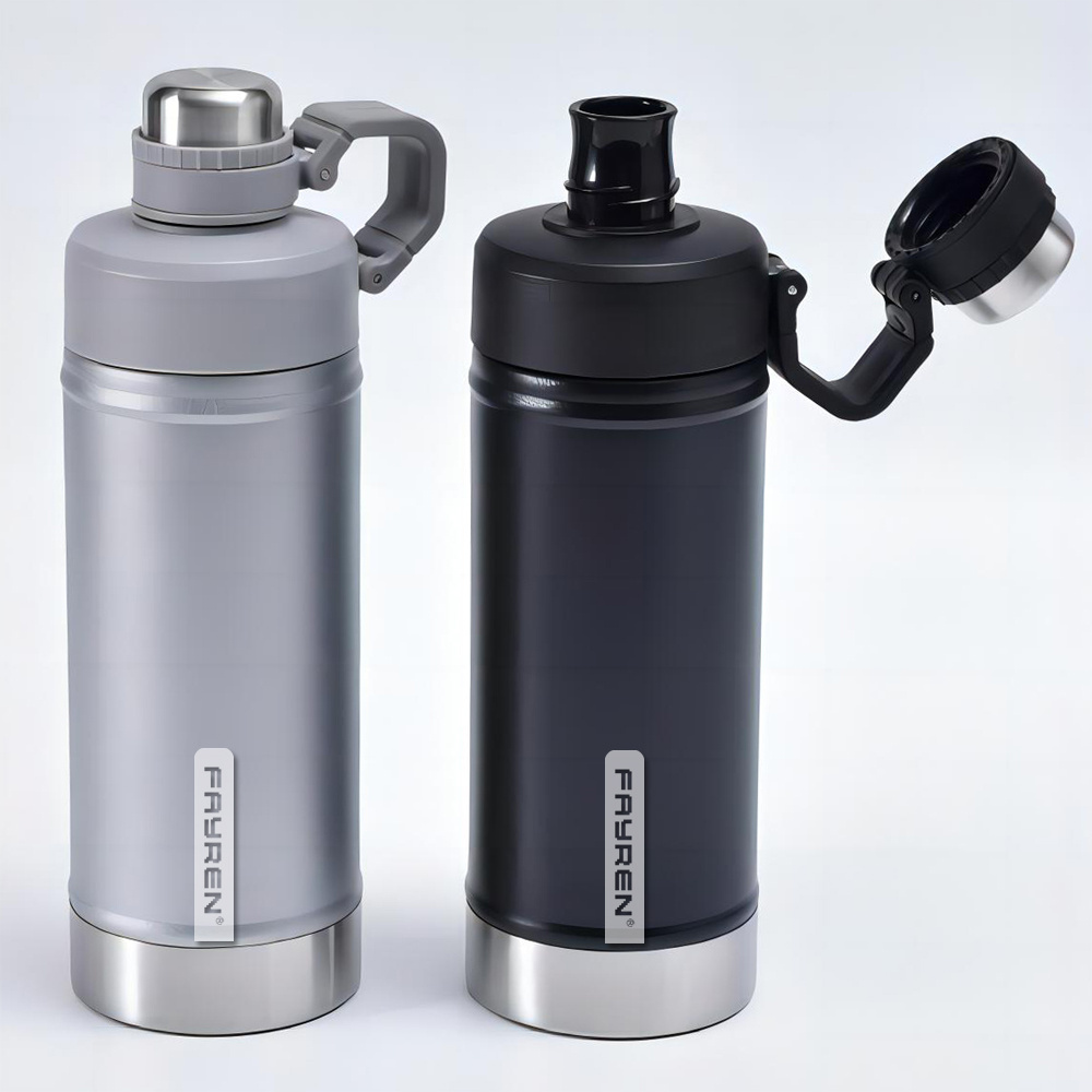 Factory Oem 100% Leak Proof Camping Water Bottle 550ml 700ml Bpa Free Sports Camp Water Bottle With Straw And Handle