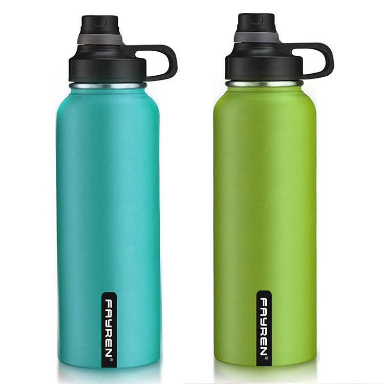 Fayren drink thermal metal sport sealed vacuum insulated 18 8 stainless steel water bottle