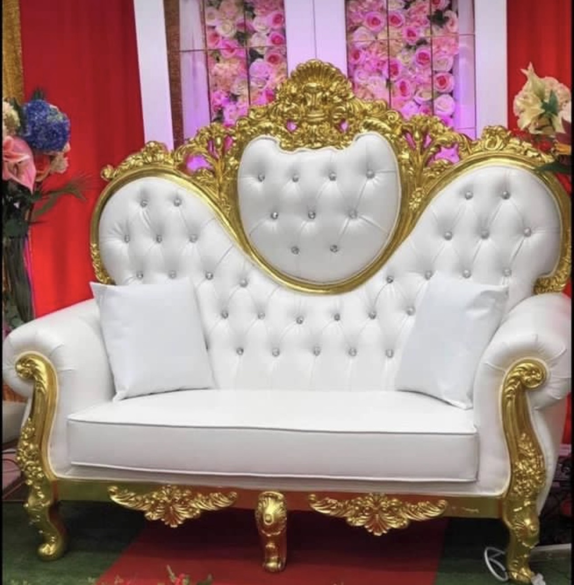 royal throne wedding bride groom sofa king throne chair for party