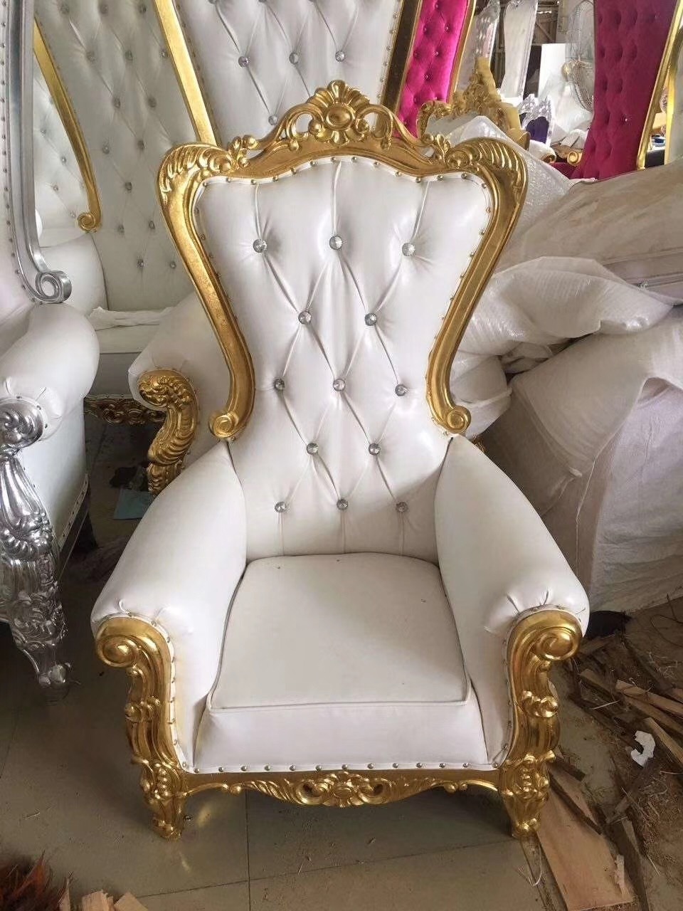 wedding party event banquet children kids king throne chair