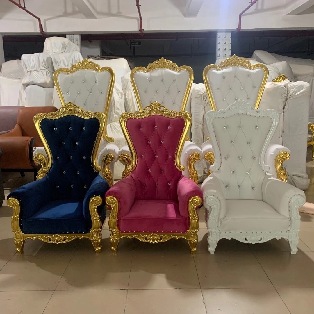 wedding party event banquet children kids king throne chair