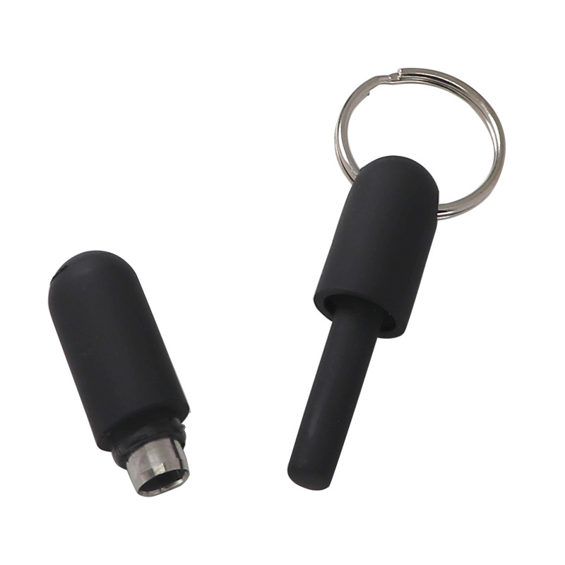 Factory Custom Plastic Cigar Puncher Cigar Drill Mini Portable Cigar Hole Punch With Keychain