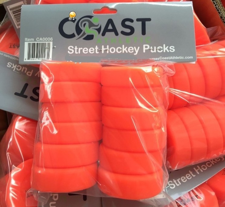 Wholesale PVC Street Hockey Floor Hockey Dek Hockey Puck