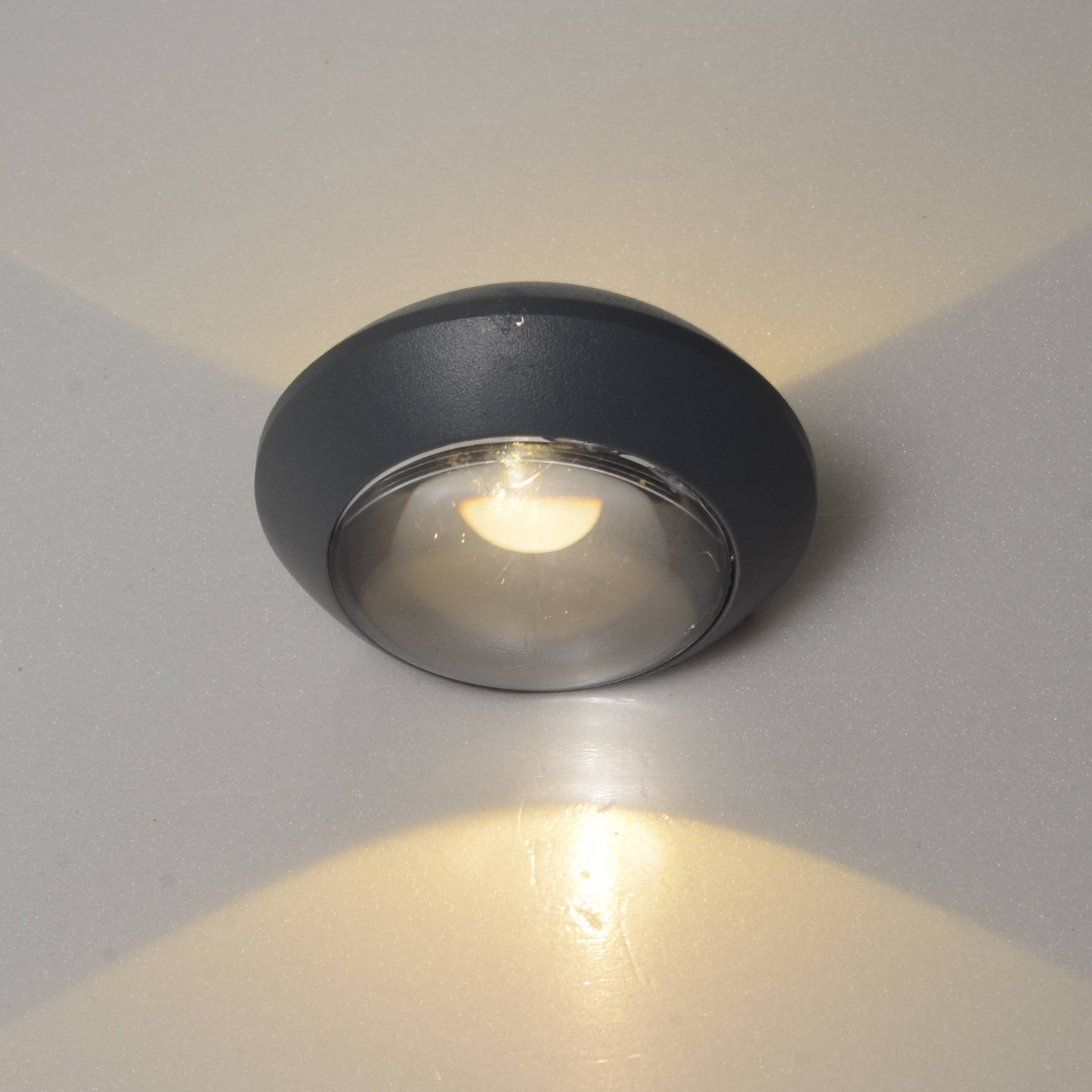 Wholesale Outdoor Mini Led Wall Light Waterproof Up Down Aluminum Round Outdoor Wall Light