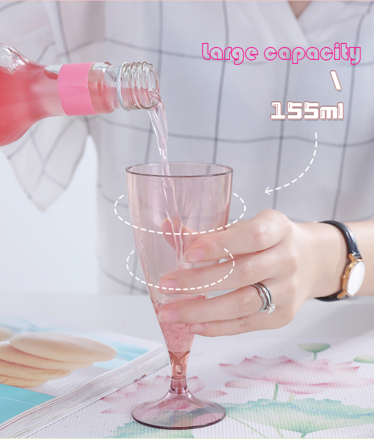 Wholesale Handmade High Quality Long Stem Unique Straight Cylinder Martini Creative Cocktail Square Champagne Red Wine Glasses