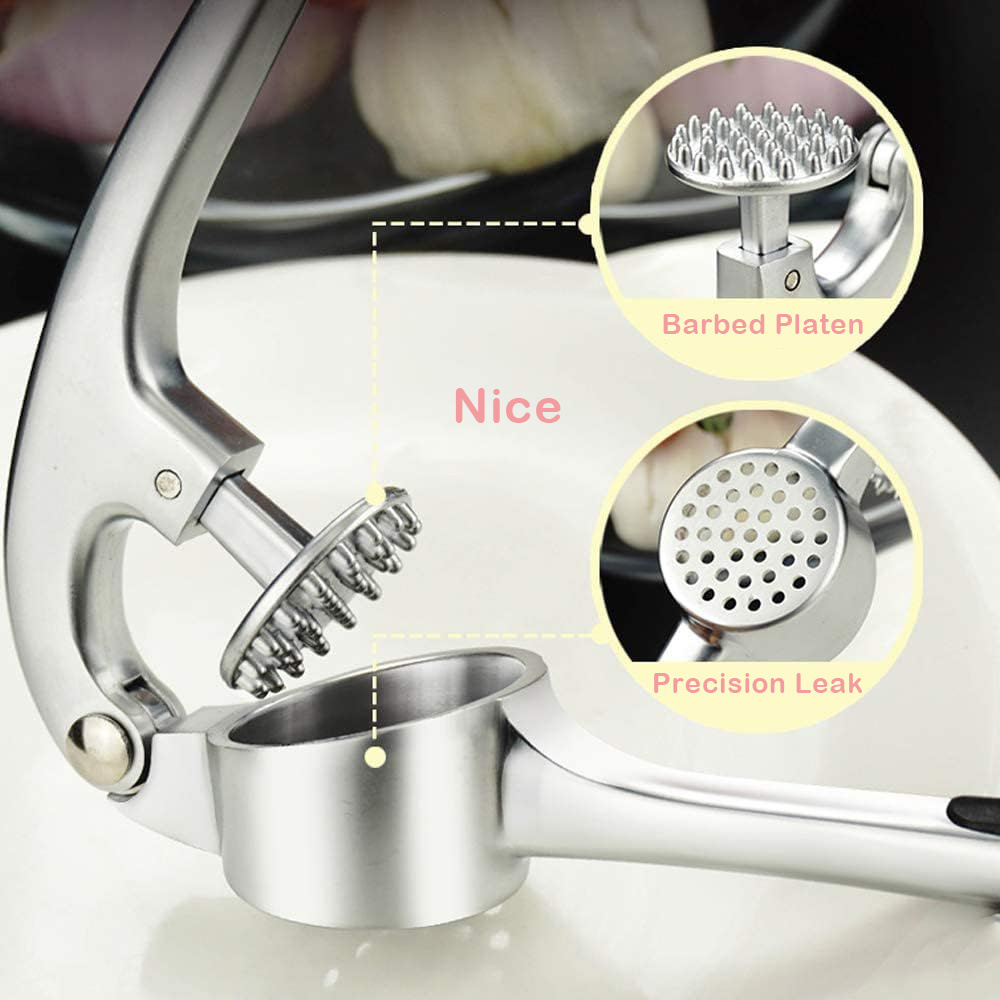 Hot Sale Kitchen Gadgets Multi-Functional Grinder Cracker Crusher Pressed Garlic Chopper Garlic Crush Premium Garlic Press