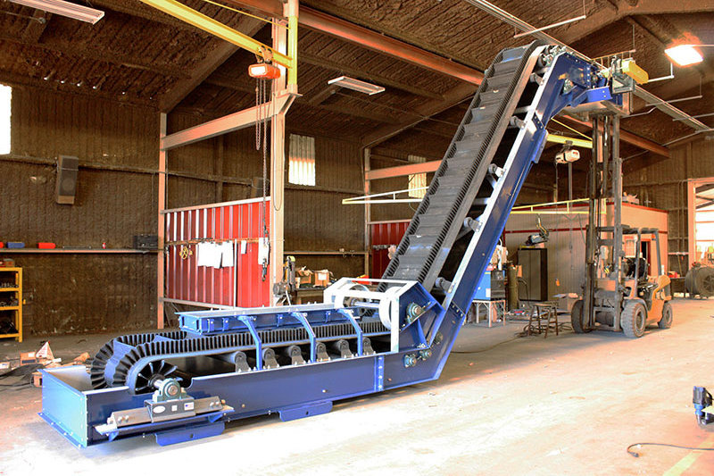 FBD bucket elevator conveyor inclined sidewall conveyor belt