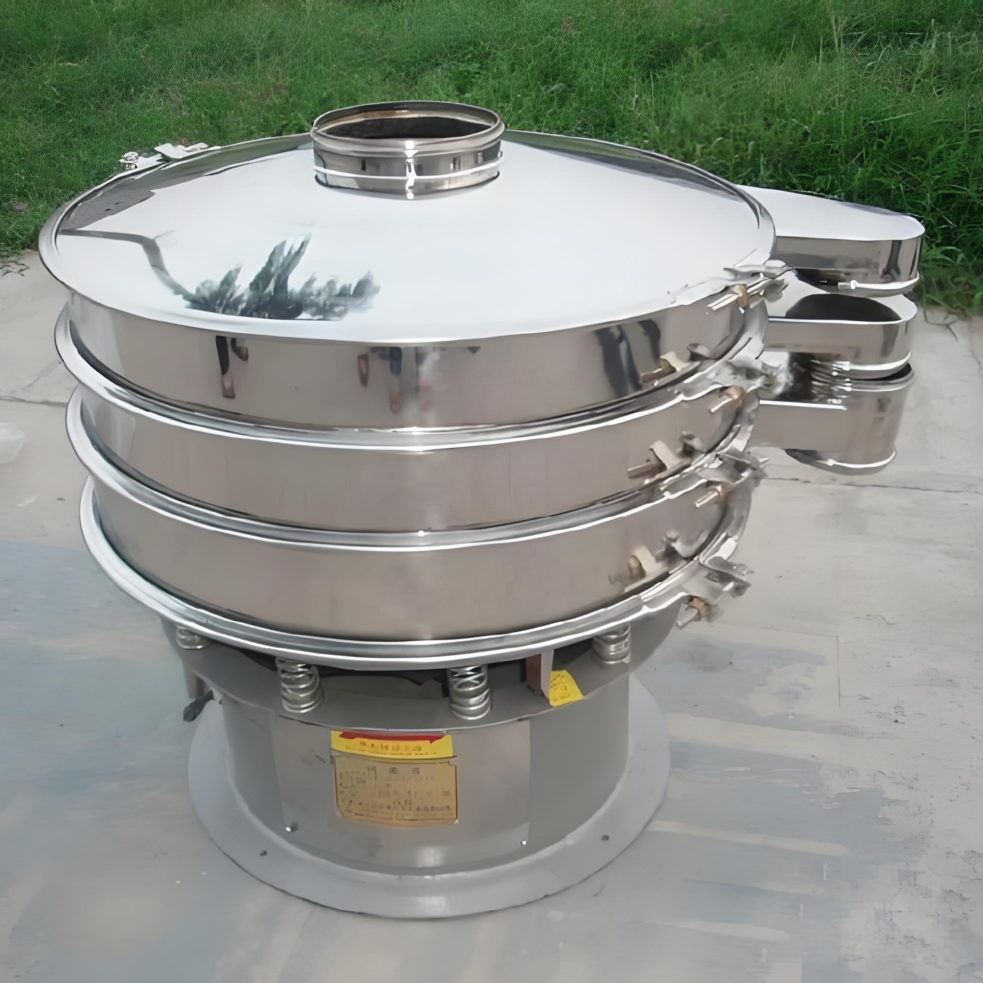 FBD 400 600 800 1000 1200 1500 Mm Vibrating Screen For Worm Castings Mesh Ss 304 Sauce Circular Vibrate Sieve Shaker Machine