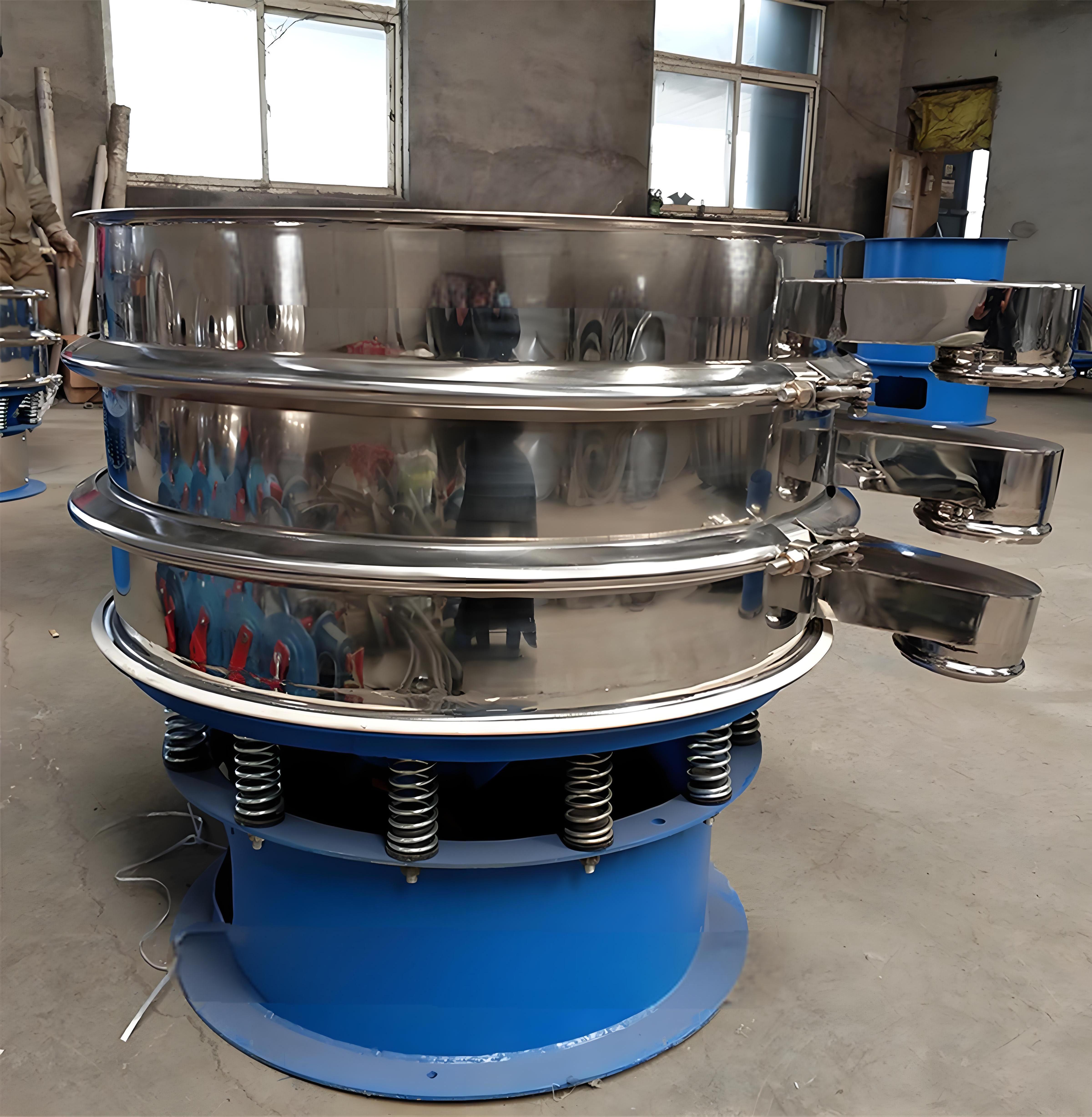 FBD 400 600 800 1000 1200 1500 Mm Vibrating Screen For Worm Castings Mesh Ss 304 Sauce Circular Vibrate Sieve Shaker Machine