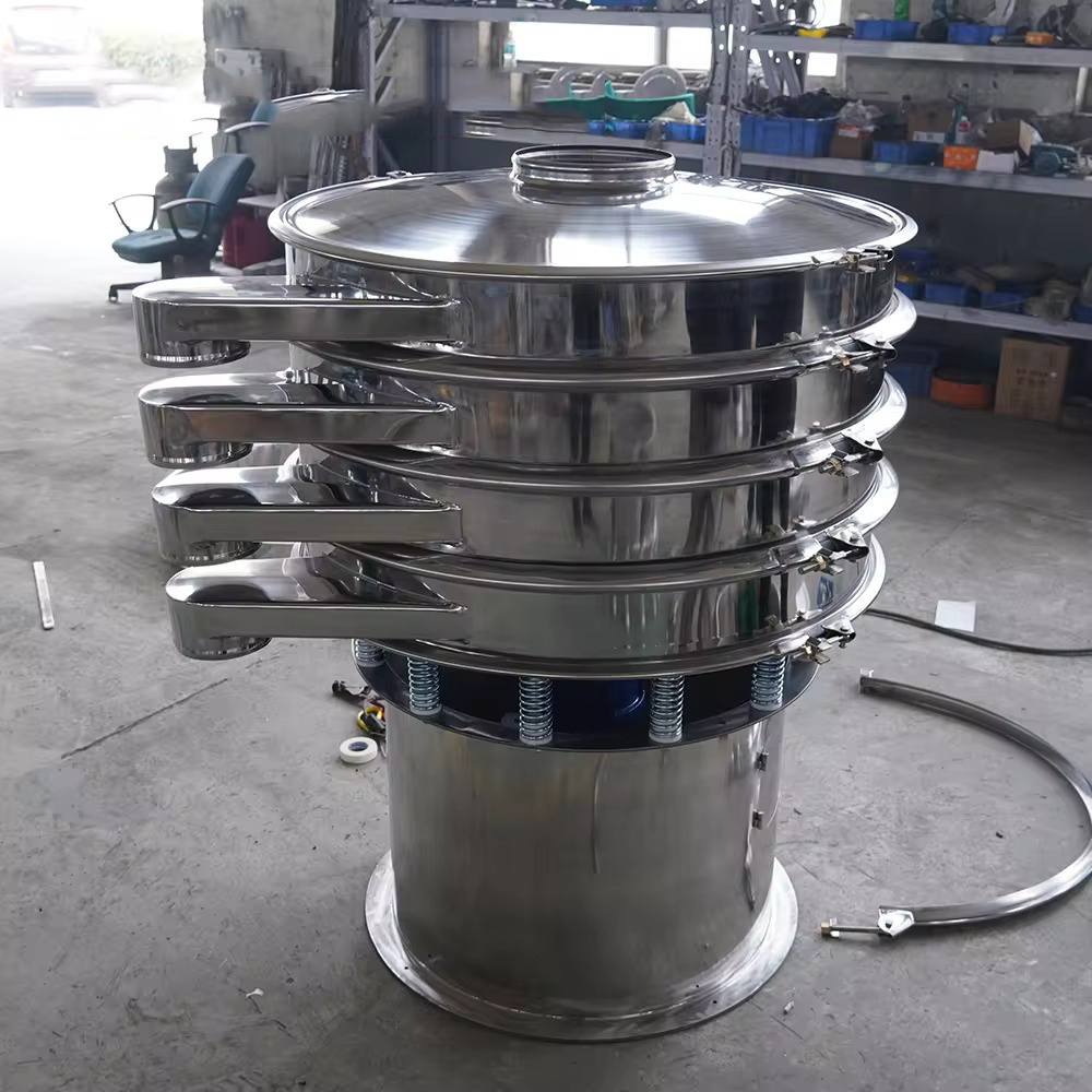 FBD Food Grade Pepper Rotary Vibrating Sifter Copper Vibration Sieve Oregano Thyme Powder Vibrating Screen Sieving Machine