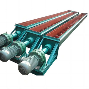 FBD Shaft/Shaftless Chip Conveyor U- shaped Auger Screw Conveyor Material Handling Equipment