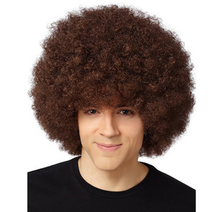 Synthetic party halloween Funky Afro Wig