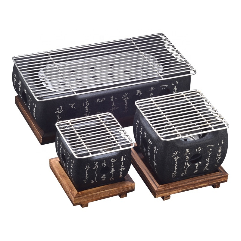 Japanese restaurant mini charcoal oven Barbecue oven domestic indoor outdoor alcohol BBQ grill oven