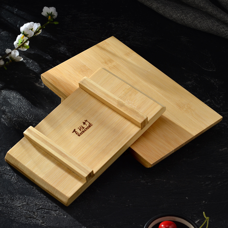 Japanese restaurant Sushi Bamboo Serving Plate Tableware Sushi Board Cutting Tray set