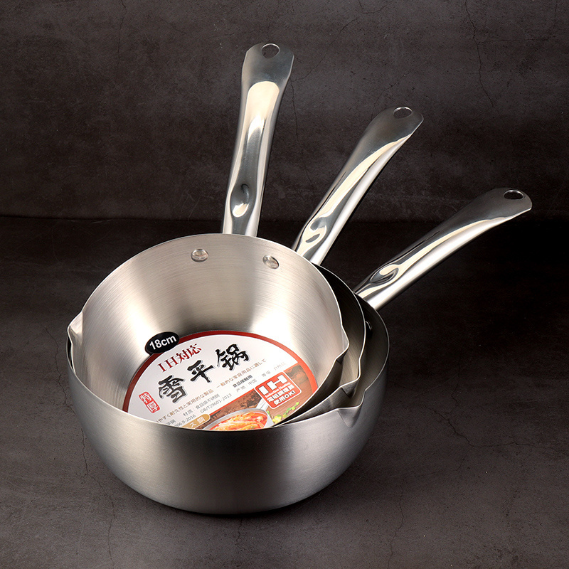 High quality stainless steel milk pot soup & stock pots non-stick cooking pot