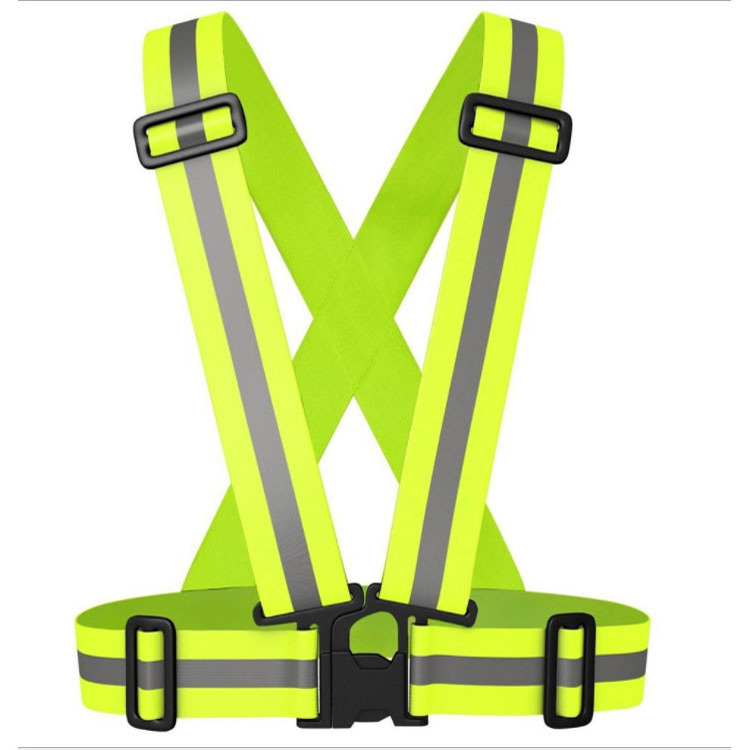 Factory Sports Running Straps Vest High Visibility Safety Reflective Cycling LED FLASH Running Belt