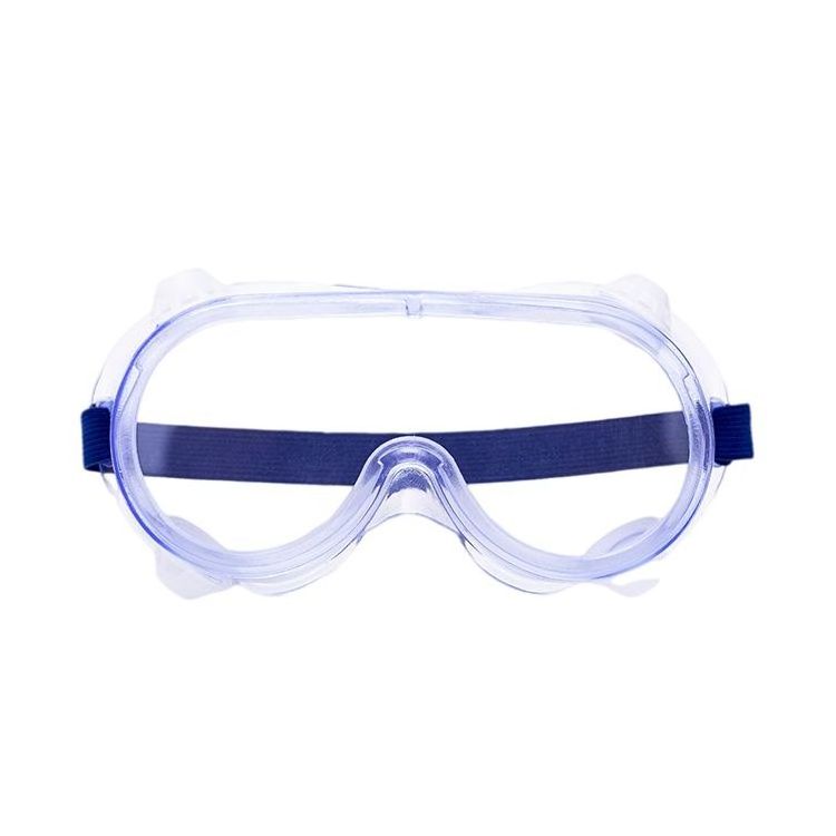 Top Rated CE ANSI Anti Dust Scratch Fog Transparent Industrial Eye Safety Work Goggles Protective Safety Glasses With 4 valves