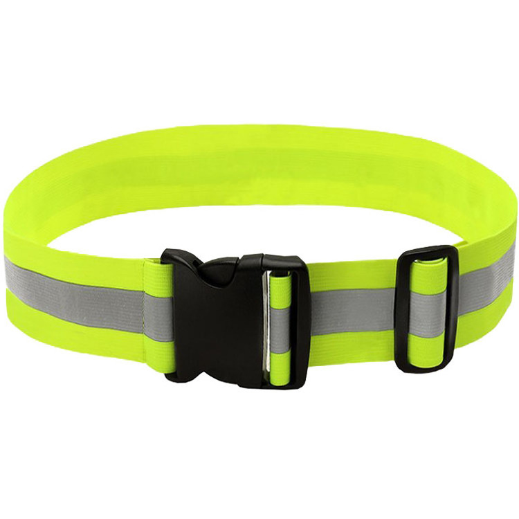 Reflective elastic waist safety belt for running cycling walking High Visibility Reflective Running Gear for Women Men Cycling