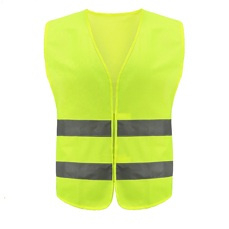 High Quality Safety  orange traffic vests mens hi-vis custom customised reflective safety work vest with logo with pockets