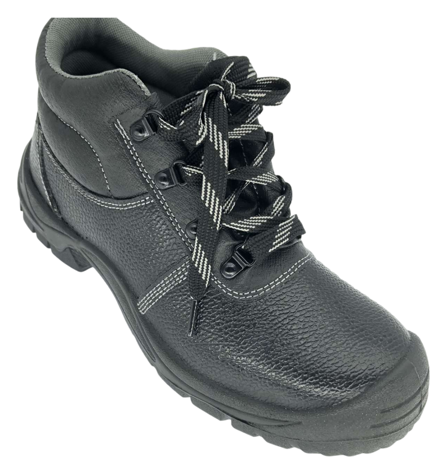 OEM ODM CE S3 S1 Construction Work Genuine Leather Steel Toe Cap Boots  Industrial Working Protective Safety Shoes