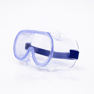 Top Rated CE ANSI Anti Dust Scratch Fog Transparent Industrial Eye Safety Work Goggles Protective Safety Glasses With 4 valves