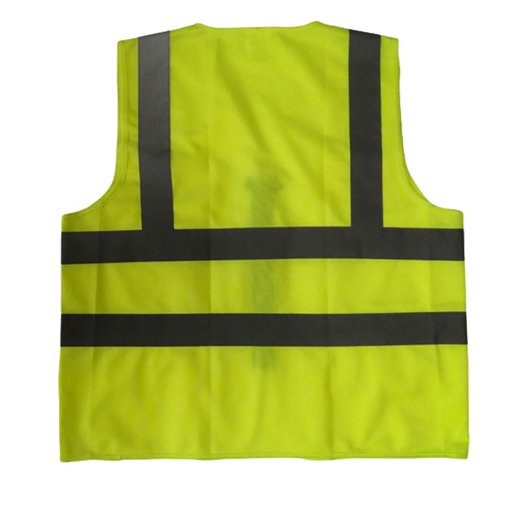 Logo Reflecting Security Working Vest Hi Vis Printing Safety Reflective Vest With Pockets High Visibility Clothing