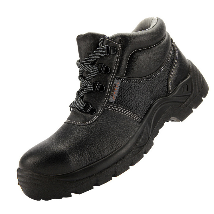 OEM ODM CE S3 S1 Construction Work Genuine Leather Steel Toe Cap Boots  Industrial Working Protective Safety Shoes