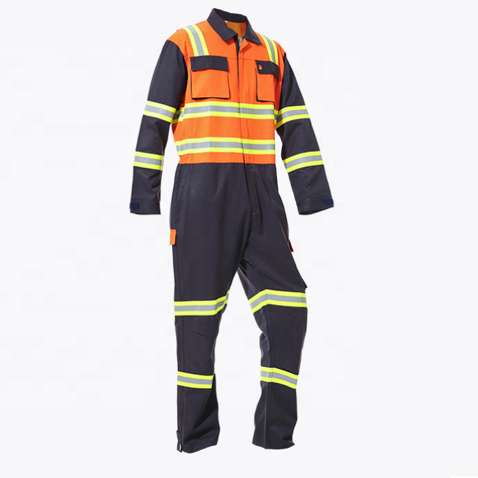 Working Uniform Workwear Reflective Safety Overall Coverall Working Clothes Custom Logo Antistatic ESD workwear clothes suit