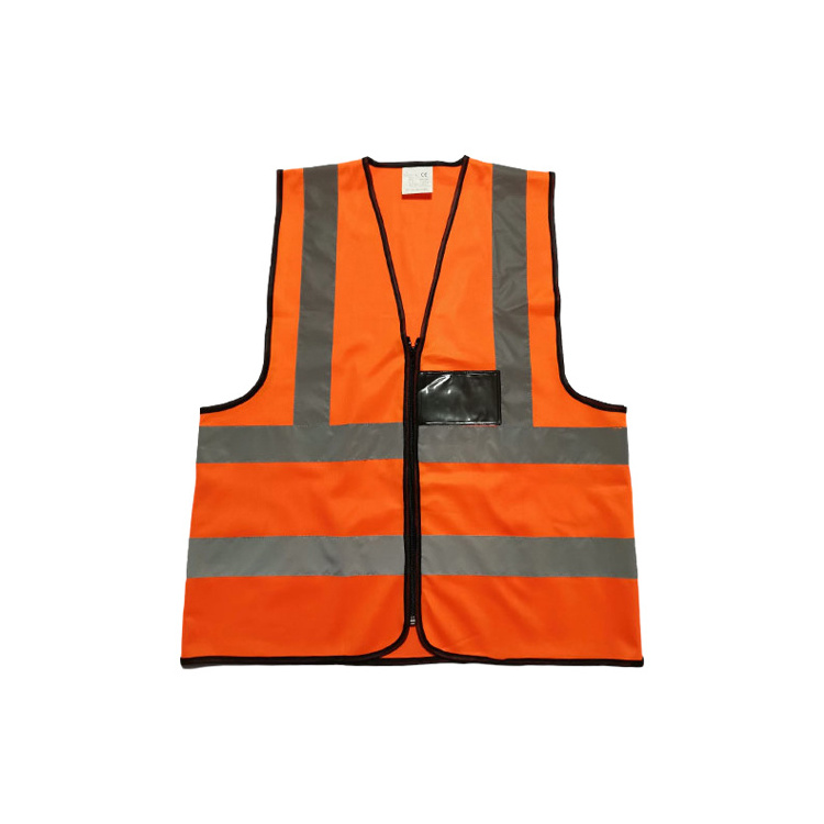 High visibility cycling safety men's vests with reflective strips  for work blue safety vest