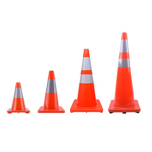 Traffic Cone Rubber Low price Traffic Cone Factory Direct Supply Base Plastic Manufacture Flexible PVC Safety Used Traffic Cone