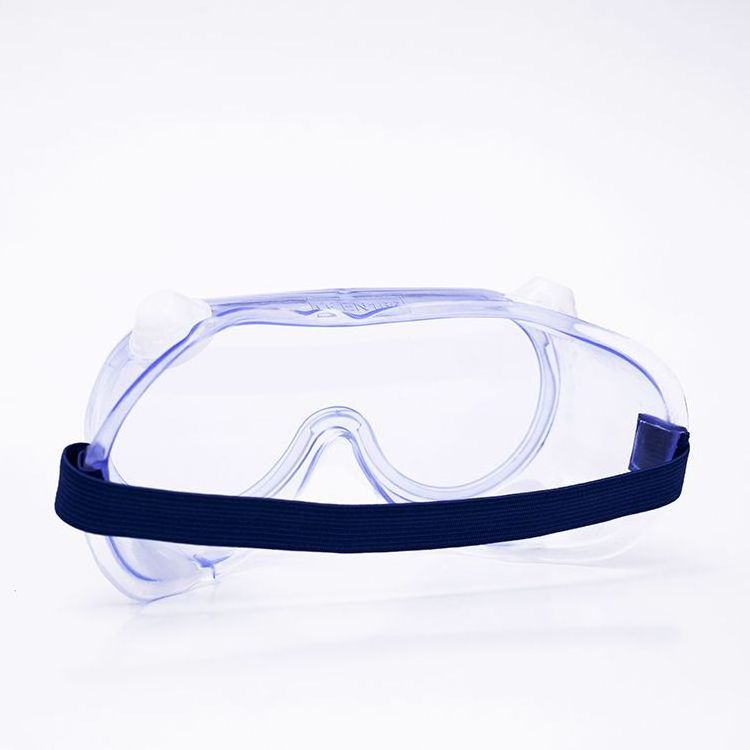 Top Rated CE ANSI Anti Dust Scratch Fog Transparent Industrial Eye Safety Work Goggles Protective Safety Glasses With 4 valves